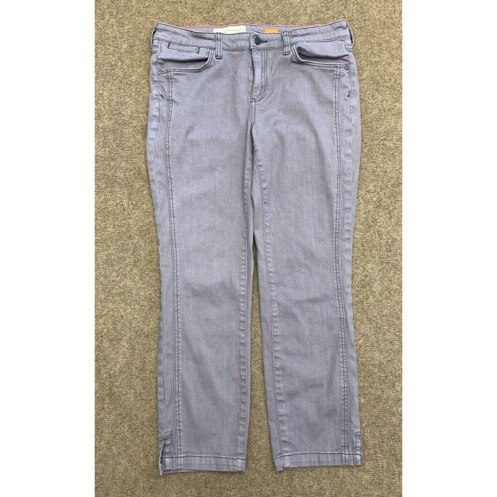 Anthropologie Pilcro Jeans Womens 30 STET Mid Rise Skinny Stretch Crop Ankle